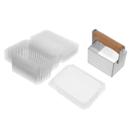 3Ensembles Cutter Rectangulaire Miel Acier Coffret Précis 1