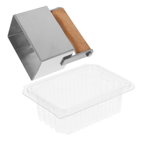 3Ensembles Cutter Rectangulaire Miel Acier Coffret Précis 2