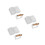 3Ensembles Cutter Rectangulaire Miel Acier Coffret Précis 8