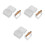 3Ensembles Cutter Rectangulaire Miel Acier Coffret Précis 10