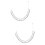 2Pièces Bracelet De Vintage Argent Cloche Mode 9