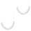2Pièces Bracelet De Vintage Argent Cloche Mode 5