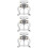 3Ensembles Trombone Lyre Argent + Flûte + Saxophone Clip Avec Chiffon 10