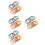 240Pièces Petits Elastiques En Caoutchouc Multicolores Polyvalents 6