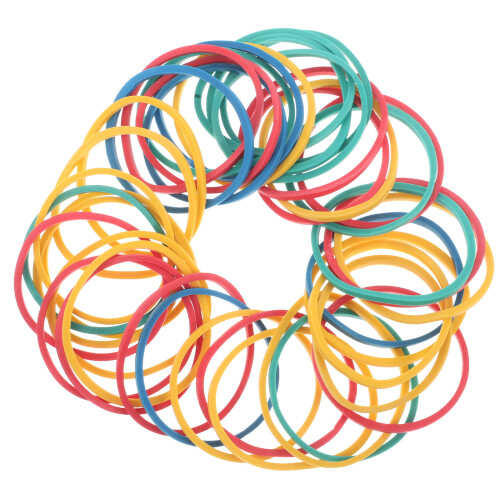 240Pièces Petits Elastiques En Caoutchouc Multicolores Polyvalents 2