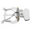3Ensembles Trombone Lyre Argent + Flûte + Saxophone Clip Avec Chiffon 3