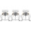 3Ensembles Trombone Lyre Argent + Flûte + Saxophone Clip Avec Chiffon 6