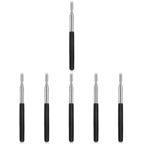 6Pièces Pointer Retractable Noir Robuste Pour Usage Didactique 2