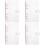 4Pièces A6 Rose Compact Organiseur Et 7
