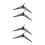 4Pièces Support Base Stable Pour Arbre Artificiel 10