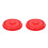 2Pièces Couvercle Ibc Rouge ABS Ventilé Résistant Chimique Pour Bidon 9
