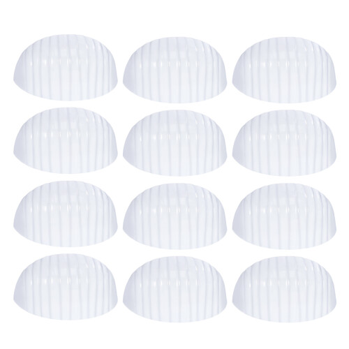75Pièces Protections De Casquettes Blancs, Forme Maintien 2
