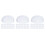 75Pièces Protections De Casquettes Blancs, Forme Maintien 10