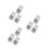 3Pièces Poudre Flock Blanche 3Mm Pour Centre De Table DIY Vase 6
