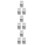3Pièces Poudre Flock Blanche 3Mm Pour Centre De Table DIY Vase 4