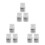 3Pièces Poudre Flock Blanche 3Mm Pour Centre De Table DIY Vase 9