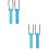 4Pièces Jouets Dentition Bébé En Silicone Confortables Colorés 6