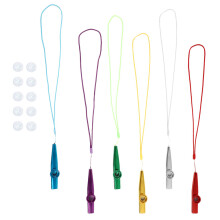 3Ensembles Instrument Musical Kazoo Métal Avec Lanières Pour Enfants