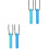 4Pièces Jouets Dentition Bébé En Silicone Confortables Colorés 3