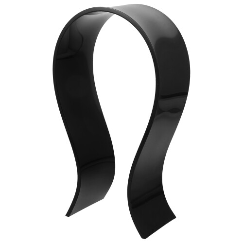 2Pièces Support Casque Gaming Noir Design Simple Solide 1
