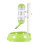 2Pièces Accessoire Chat Vert Distributeur Automatique Durable Sécurisé 1