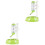 2Pièces Accessoire Chat Vert Distributeur Automatique Durable Sécurisé 3