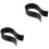 2Pièces Support Casque Gaming Noir Design Simple Solide 5