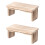 2Pièces Petits Tabourets En Bois Pour , Légers Pliables 6