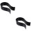 2Pièces Support Casque Gaming Noir Design Simple Solide 8
