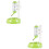 2Pièces Accessoire Chat Vert Distributeur Automatique Durable Sécurisé 6