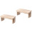 2Pièces Petits Tabourets En Bois Pour , Légers Pliables 7