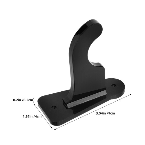 4Pcs Sturdy Black Acrylic Baseball Bat Storage Rack for Display Use 1