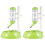 2Pièces Accessoire Chat Vert Distributeur Automatique Durable Sécurisé 2