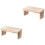 2Pièces Petits Tabourets En Bois Pour , Légers Pliables 8