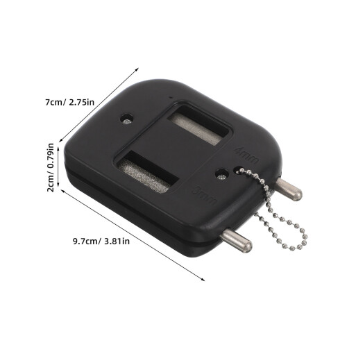 Multi-Function Black Hockey Skate Stone with Precision Sharpening 1