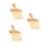18Pièces Ensemble Brosses Entretien Instruments Manche Plastique Beige 7