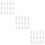 150Pcs Compact Clear Earrings Plug Stoppers for DIY Accessories 9