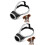 2Pièces Protection Bouche Argent Avec Boucle Sécurisée Ajustable 7