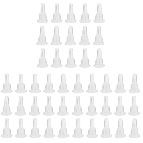 150Pcs Compact Clear Earrings Plug Stoppers for DIY Accessories 1