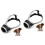 2Pièces Protection Bouche Argent Avec Boucle Sécurisée Ajustable 4
