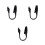 3Pcs Flexible Adjustable Black Book Light for Home Use Music Stand 9