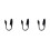 3Pcs Flexible Adjustable Black Book Light for Home Use Music Stand 5