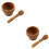 2Pcs Brown Garlic Press Pounder Ergonomic Kitchen Supplies 6