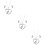 3Ensembles Ensemble Bijoux Fille Licorne Argent Décoration 11