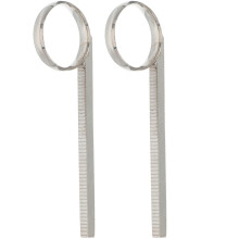 4St Metalen Trompet Accessoire, Slide Pull Ring Voor Stabiele Grip