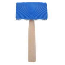 2Pièces Outil Effet Bois Bleu En Caoutchouc Pour Murale DIY