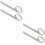 4St Metalen Trompet Accessoire, Slide Pull Ring Voor Stabiele Grip 6