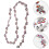 Paarse Rhinestone Patch Kleding En Bruiloft 10