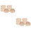 16Pcs Multi-Function Furniture Coasters Wear-Resistant Non-Slip Pads 8