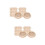 16Pcs Multi-Function Furniture Coasters Wear-Resistant Non-Slip Pads 9